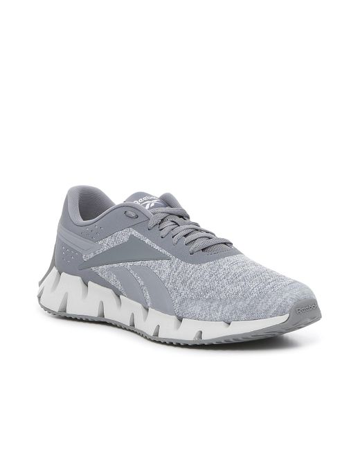 Reebok Synthetic Zig Dynamica 2 Running Shoe in Grey (Gray) for Men Lyst