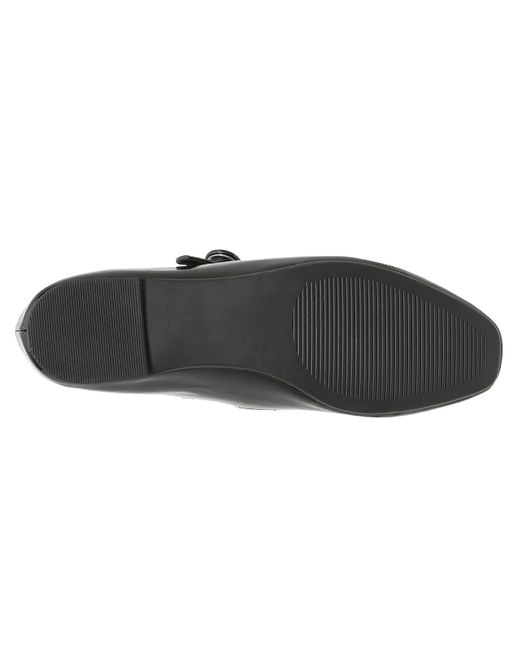 Steve Madden Lorando Mary Jane Flat in Black | Lyst