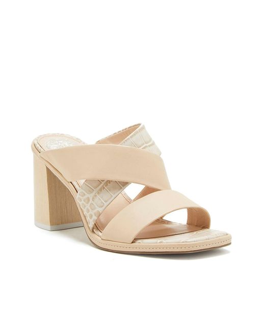 Vince Camuto Leather Saygan Sandal in Beige (Natural) - Lyst