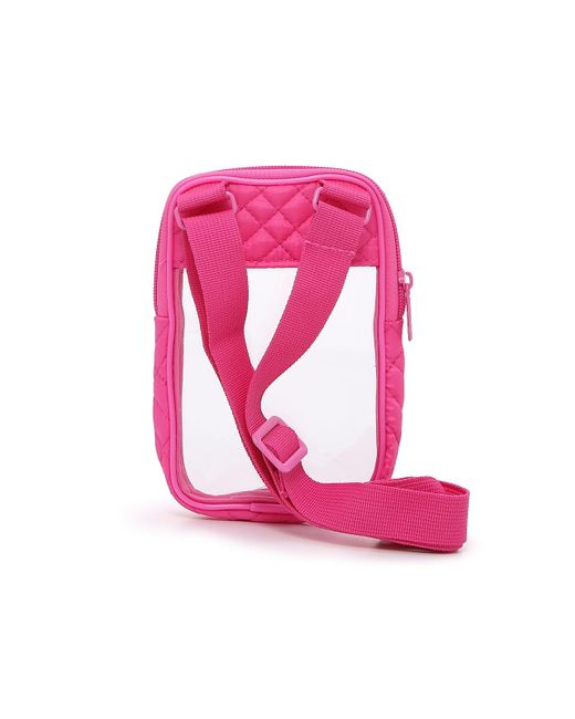 MYTAGALONGS Clear Crossbody Bag in Pink Lyst