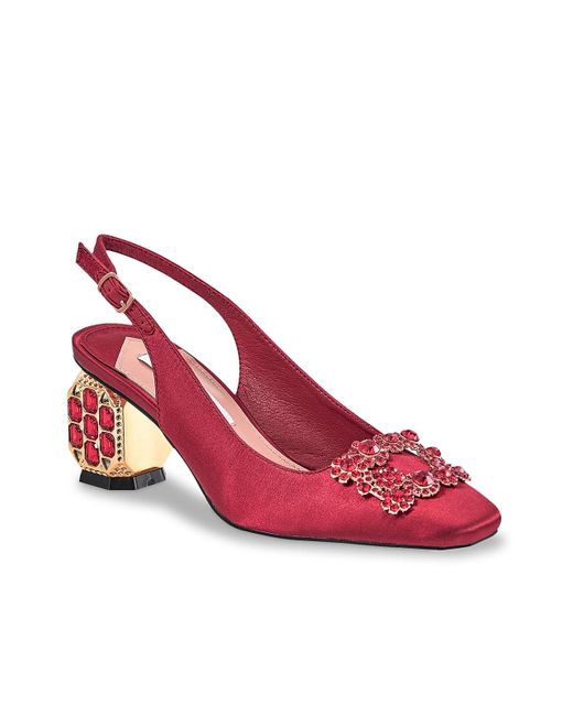 Lady Couture Red Precious Pump