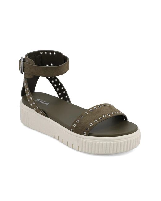 MIA Black Evelin Platform Sandal