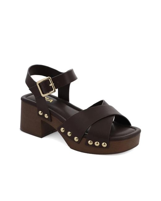MIA Black Finna Platform Sandal