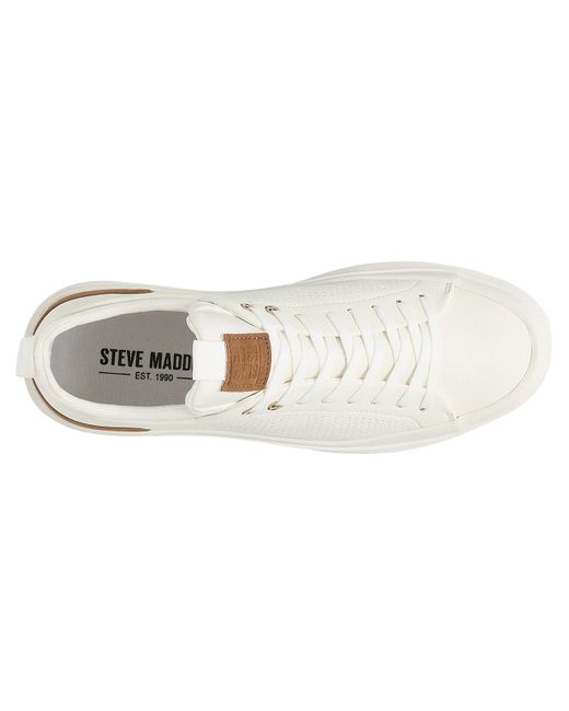 Steve Madden White Perla Jogger Sneaker for men