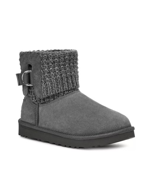 Ugg Black Classic Solene Mini Bootie