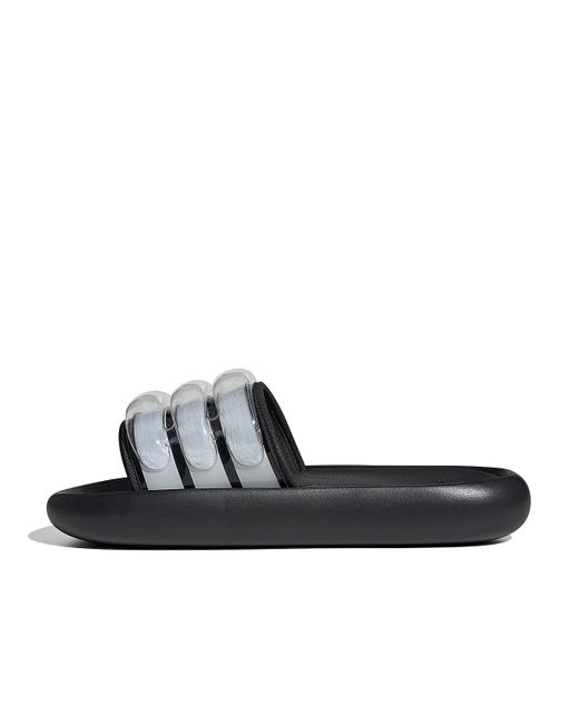 Adidas Black Adilette Zplaash Slide Sandal for men