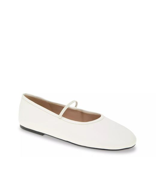 BCBGeneration White Marzi Mary Jane Flat