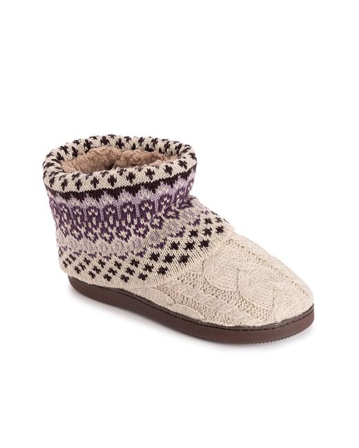 Muk luks cheyenne online bootie slipper