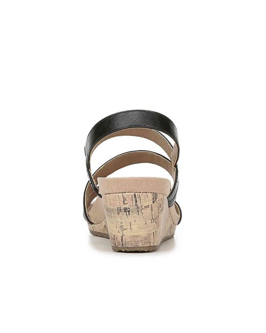 lifestride milly wedge sandal