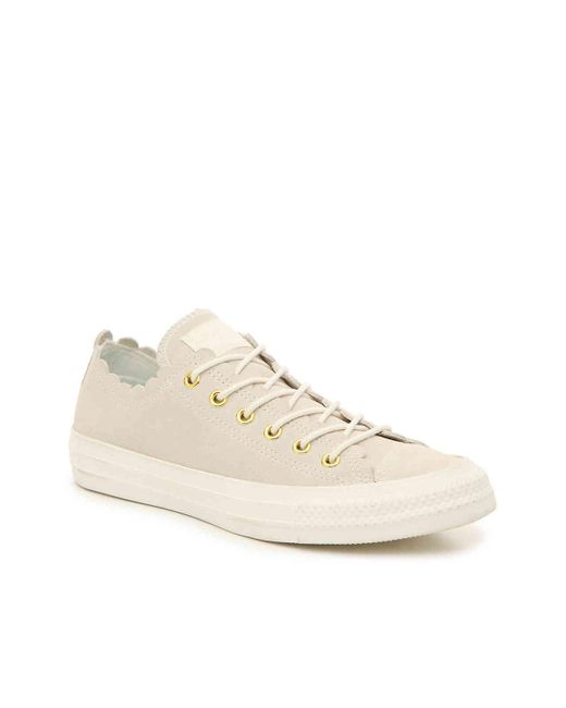 Converse Chuck Taylor All Star Scallop Sneaker in White | Lyst