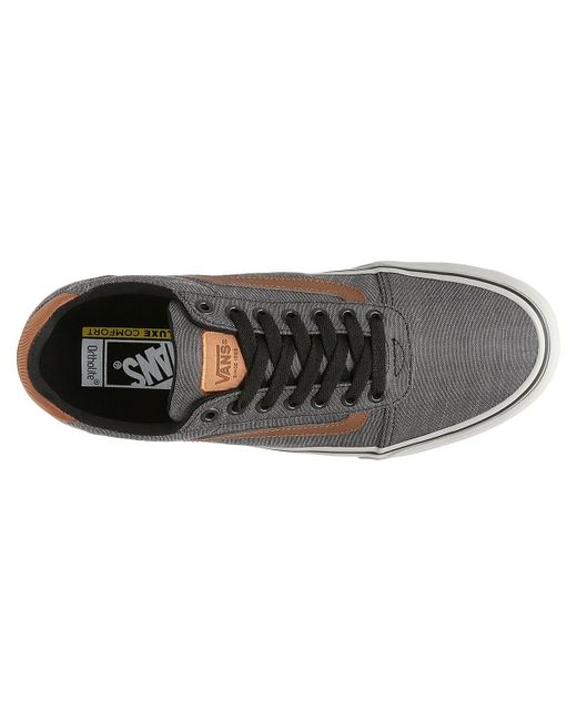 Vans Black Ward Deluxe Sneaker for men