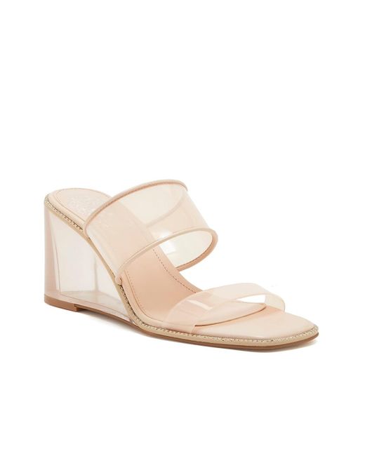 Vince Camuto Leather Sevellin Wedge Sandal - Lyst