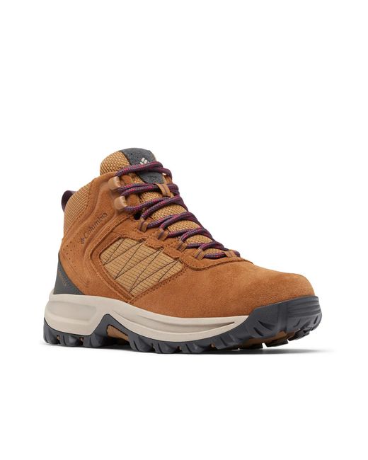Columbia Brown S Transverse Suede Waterproof Hiking Boot