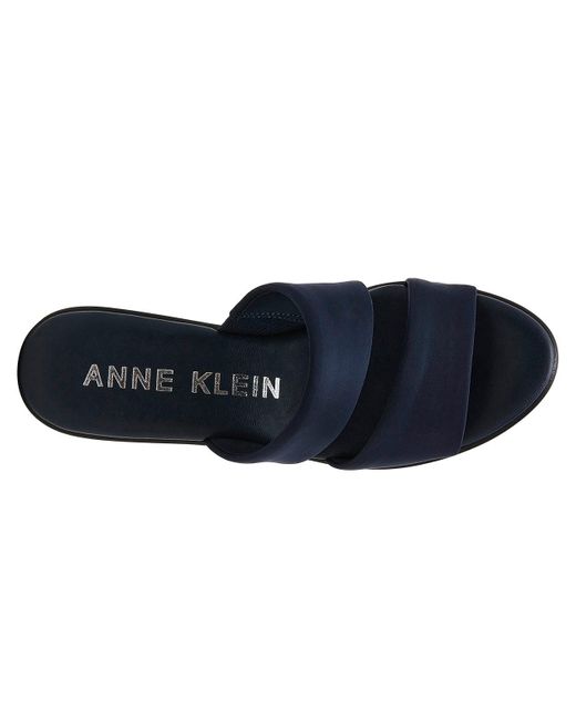 Anne Klein Blue Pace Wedge Sandal