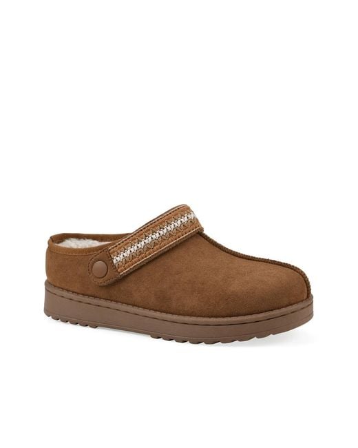 White Mountain Brown Incast Slipon
