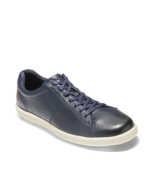Cole Haan Leather Reagan Sneaker in Navy (Blue) for Men - Lyst