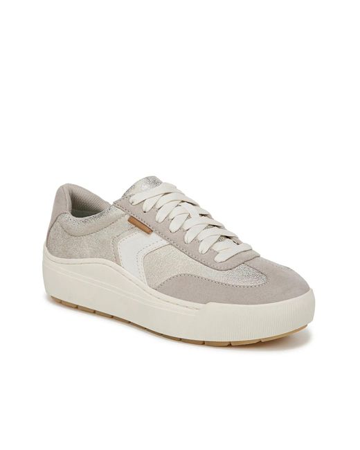 Dr. Scholls White Time Off Win Platform Sneaker
