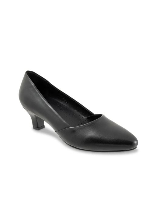 Trotters Black Kylie Pump