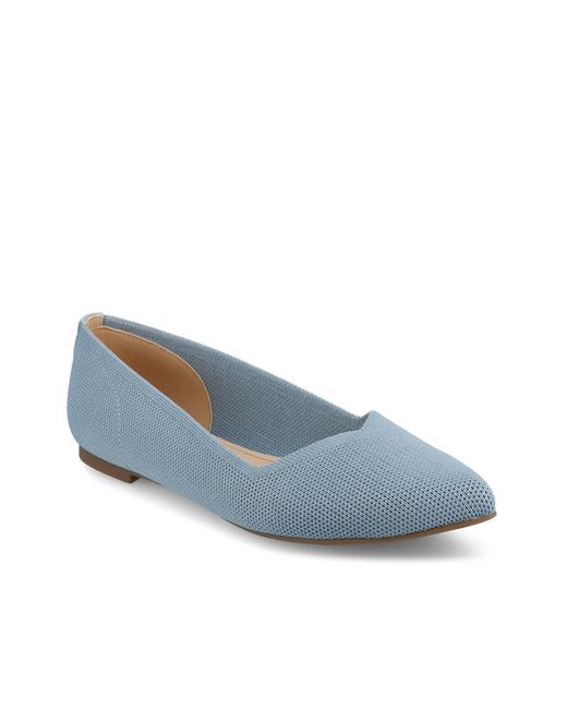 Journee Collection Gray Minnah Flat