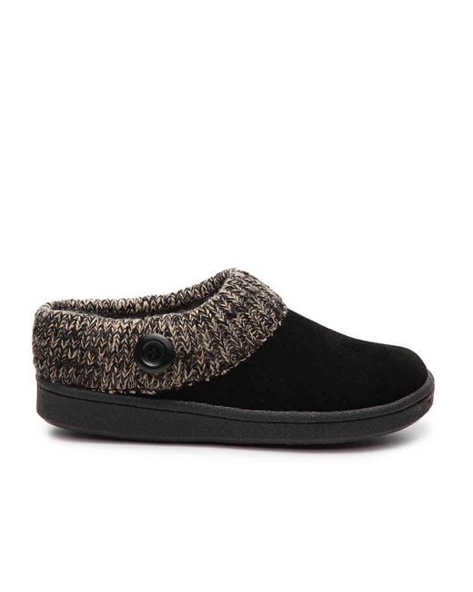 clarks suede scuff slipper
