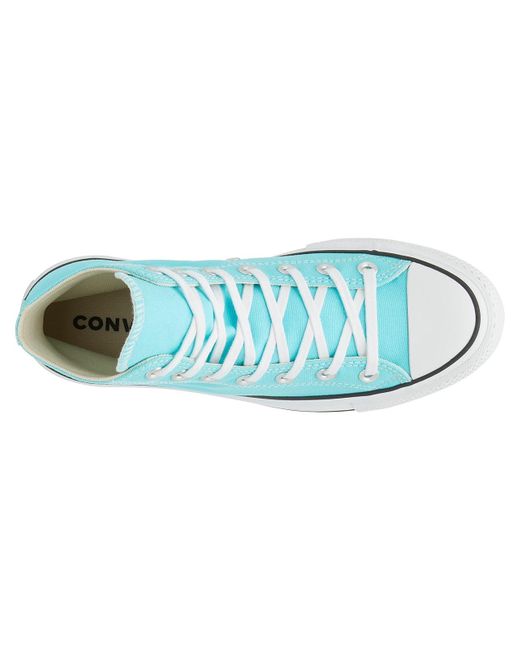 Converse Blue Chuck Taylor All Star High-top Platform Sneaker