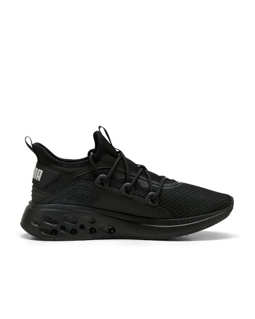 PUMA Black Softride Frequence Street Sneaker for men