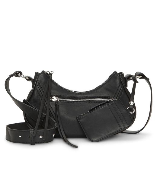 Vince Camuto Grady Leather Crossbody Bag in Black Lyst