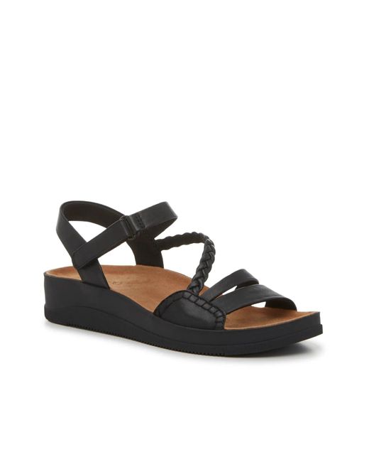 BareTraps Black Flicka Wedge Sandal