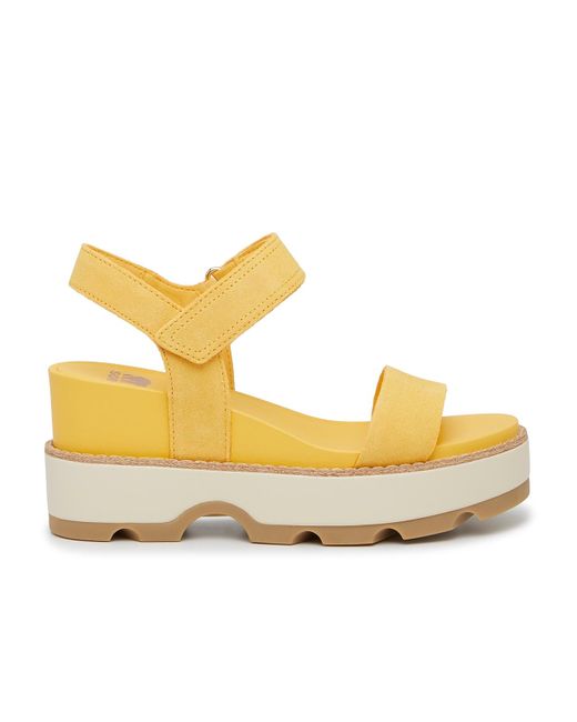 Sorel Yellow Joanie Iv Wedge Sandal