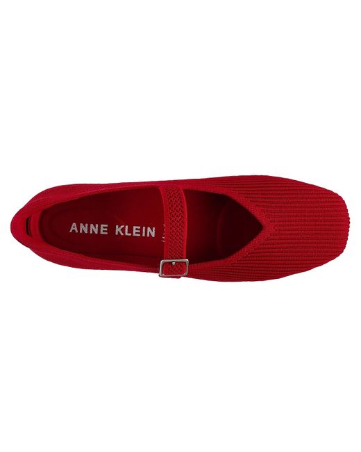 Anne Klein Red Arisa Flat