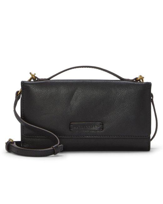 Lucky Brand Black Kaur Leather Crossbody