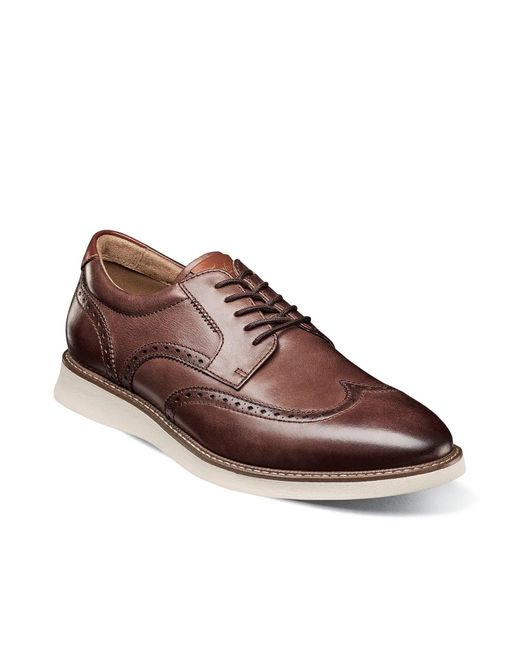 Florsheim Brown Launch Wingtip Oxford for men