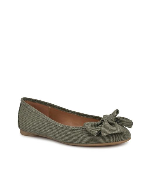 Nine West Green Veronika Ballet Flat