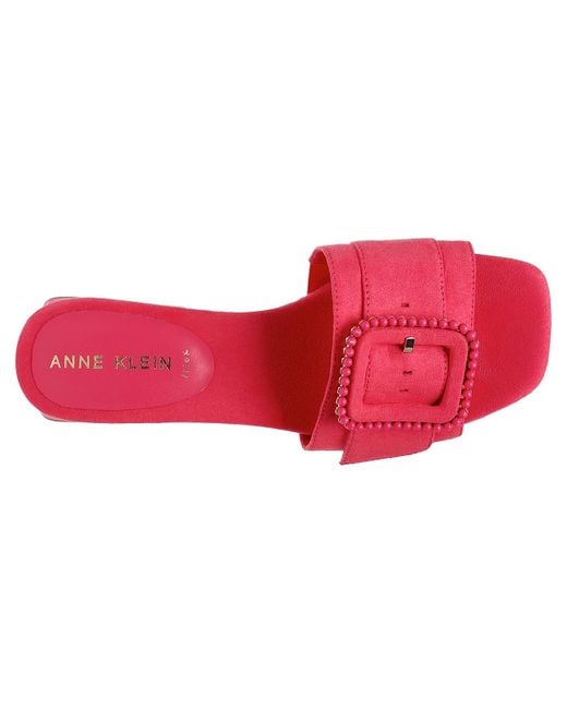 Anne Klein Red Nessa Sandal