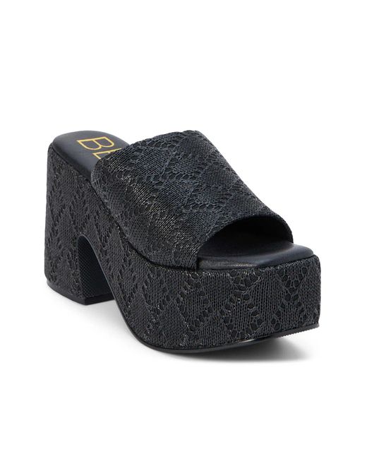 Matisse Black Como Platform Sandal