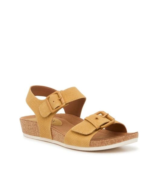 EuroSoft Brown Gardea Wedge Sandal