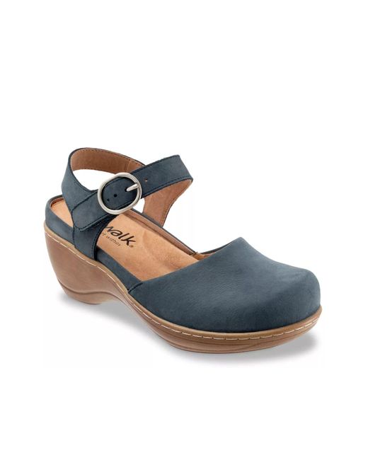 Softwalk® Blue Mabelle Clog