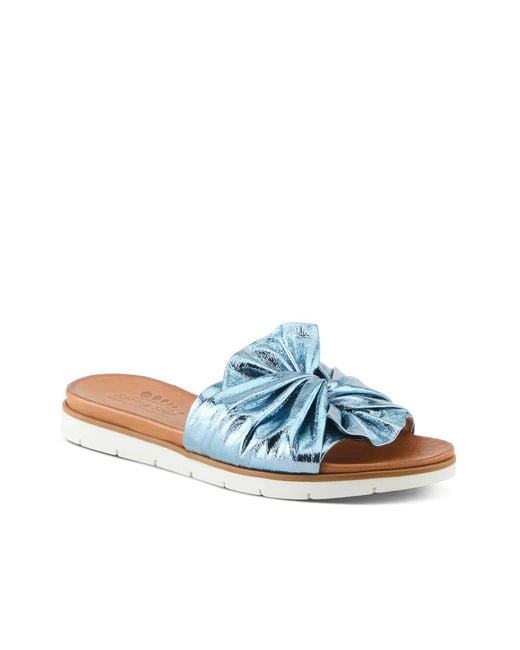 Spring Step Blue Lavona Sandal