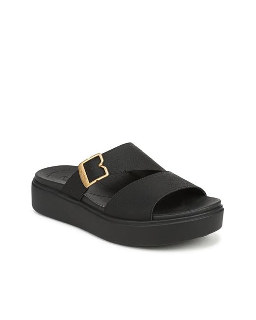 Dr. Scholls Black Madison Cloud Platform Sandal