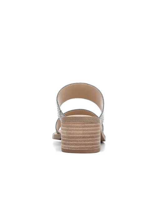 franco sarto metallic sandals