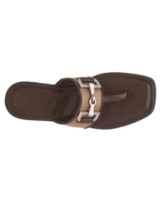 DKNY Brown Horizon Sandal