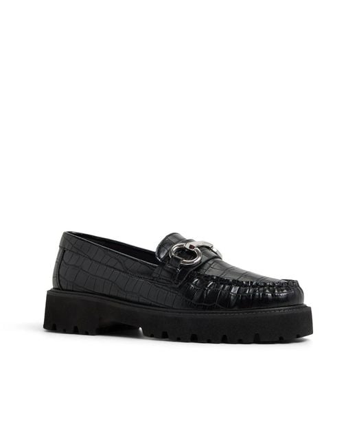 ALDO Black Danrose Platform Loafer