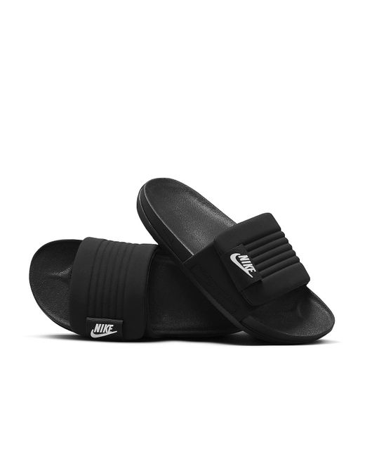 Nike Black Offcourt Adjust Slide Sandal for men