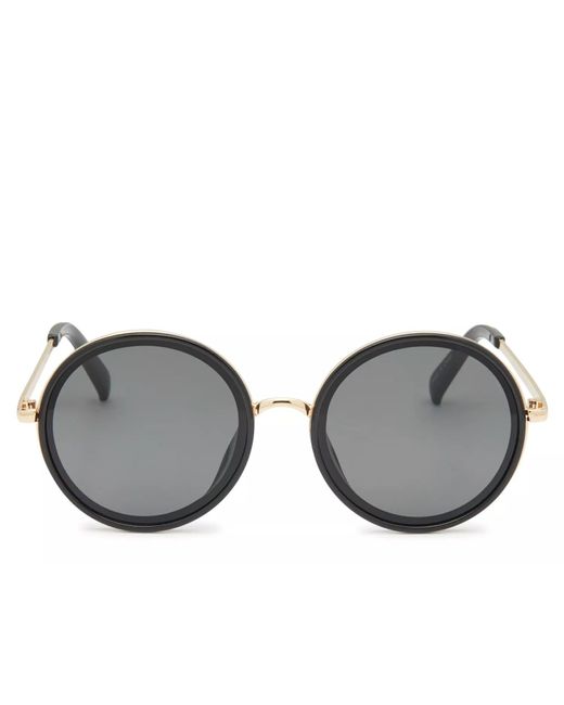 Kelly & Katie Gray Gemini Round Sunglasses
