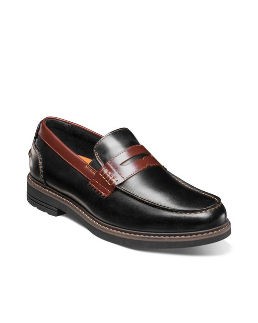 Nunn Bush Black Odin Ii Penny Loafer for men