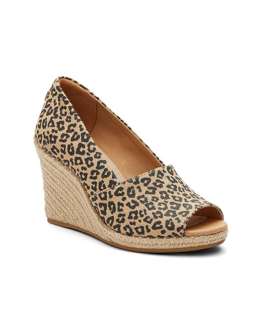 toms michelle espadrille wedge pump