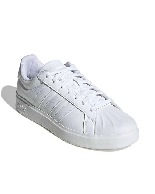 Adidas White Streettalk Sneaker for men