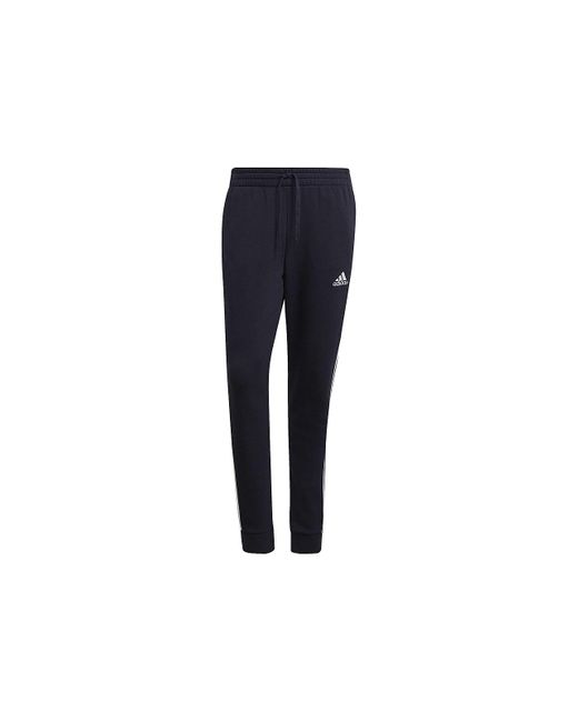 essentials french terry tapered cuff 3 stripes