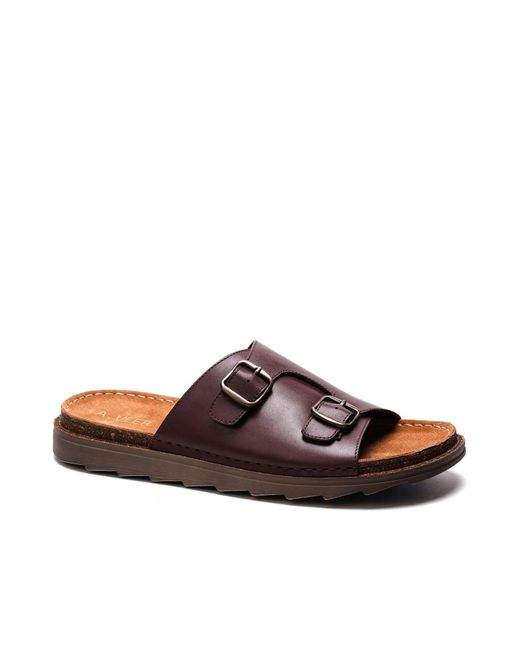 A. Veer Brown Havana Sandal for men