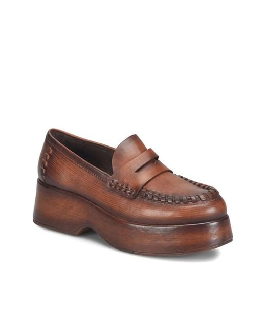 Kork-Ease Brown Korkease Pixie Platform Penny Loafer